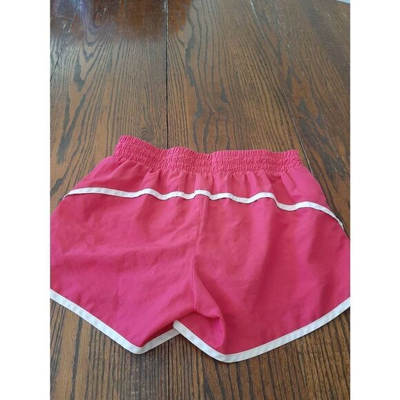 Small 4/6 Athletic Works Pink White Dolphin Hem  Athletic Casual Shorts Run Gym - Picture 3 of 3